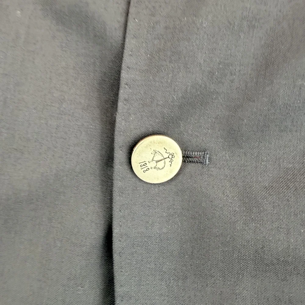 Brooks Brothers Red Fleece Blazer in Navy Wool Marzotto Italian Fabric Men 38R